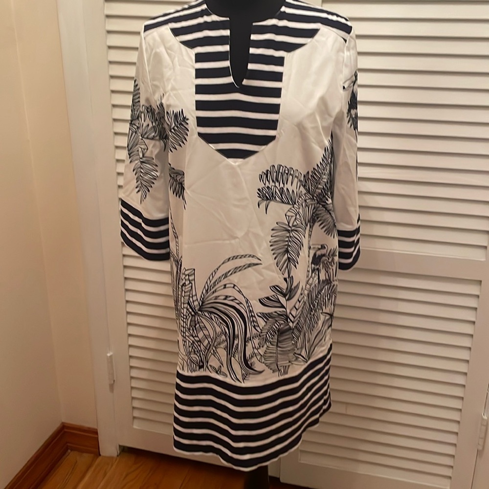 NWT dress vilogallo cotton With lining size8-10 made in Portugal